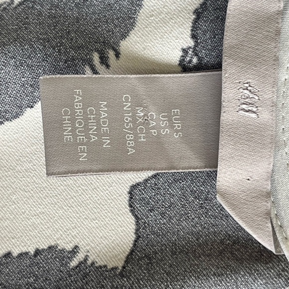 H&M Asymmetrical White and Blue Maxi Dress, Modern & Sophisticated Sz Small - Picture 3 of 15